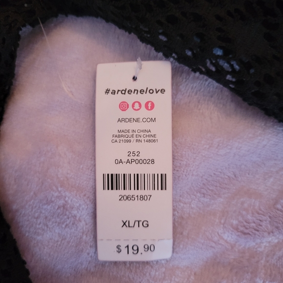 Ardene nwt Lace mesh top sz xl - Picture 8 of 8